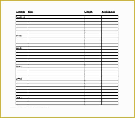 Free Run Chart Template Of Weight Loss Chart Template 9 Free Word Excel Pdf format