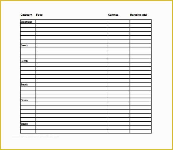 Free Run Chart Template Of Weight Loss Chart Template – 9 Free Word Excel Pdf