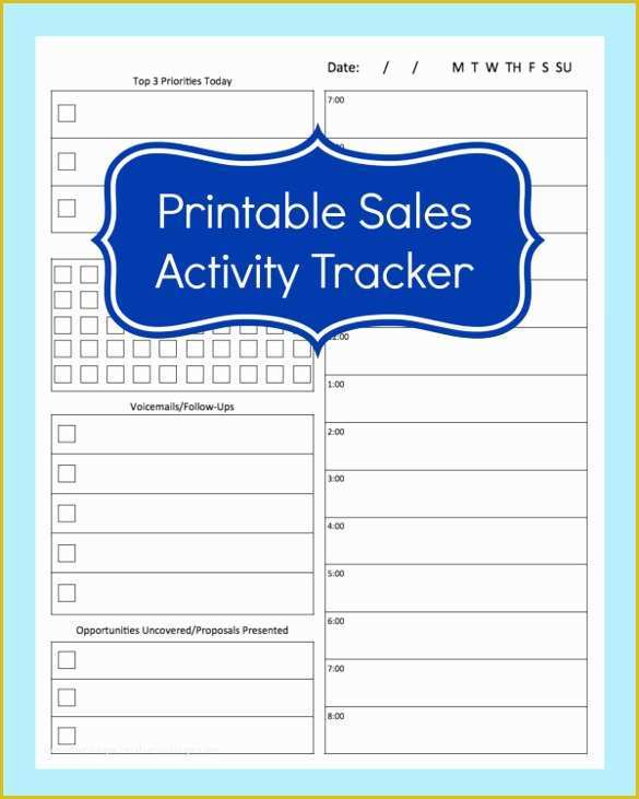 Free Sales Tracker Template Of 10 Sales Tracking Templates Free Word Excel Pdf