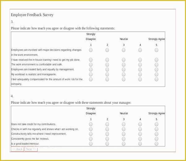 Free Sample Employee Satisfaction Survey Templates Of 19 Employee Survey Templates & Samples Doc Pdf
