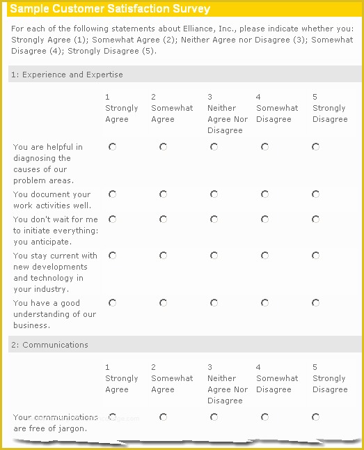 Free Sample Employee Satisfaction Survey Templates Of 21 Free Sample Survey Template Word Excel formats