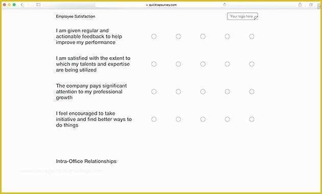 Free Sample Employee Satisfaction Survey Templates Of Customer Satisfaction Survey Template Word Free Sample