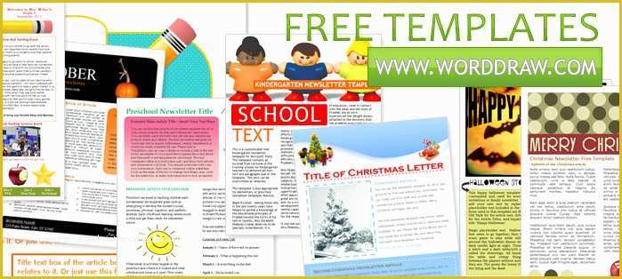 Free Sample Newsletter Templates Microsoft Word Of 7 Best Of Word Newsletter Templates Free