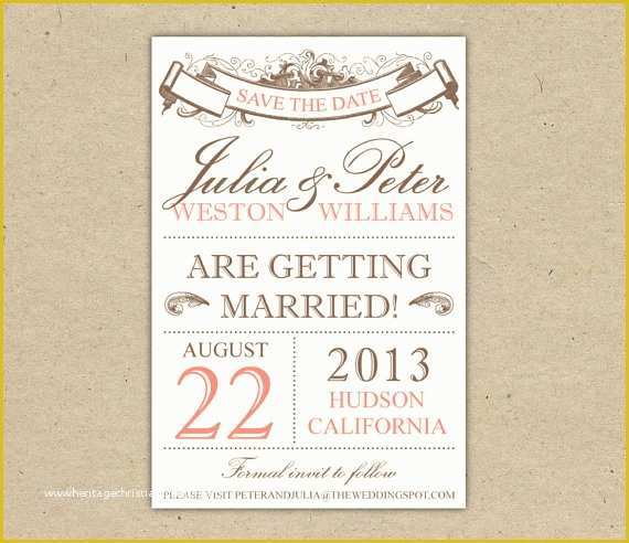 Free Save the Date Templates for Word Of Save the Date Templates