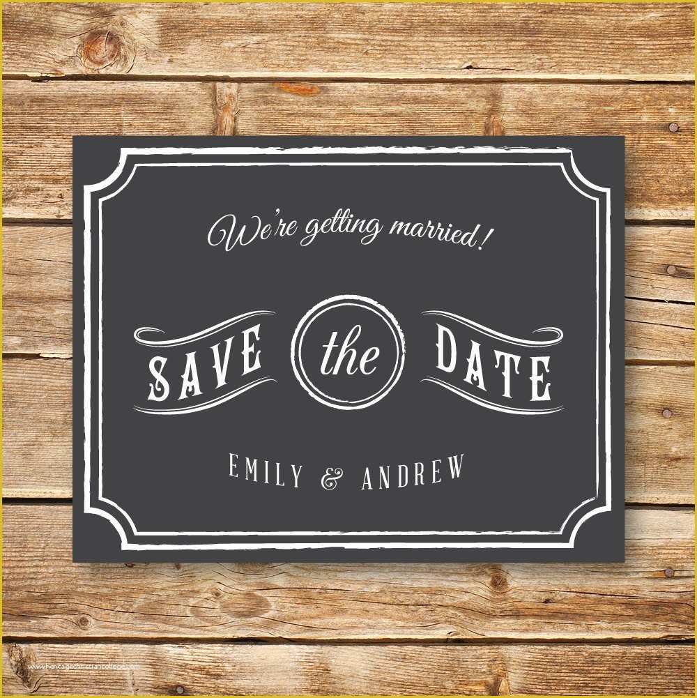 Free Save the Date Templates Of Printable Wedding Postcard Save the Date Card Template