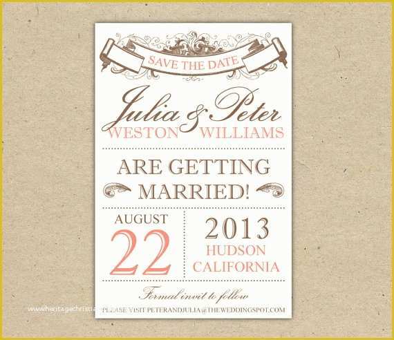 Free Save the Date Templates Of Save the Date Templates