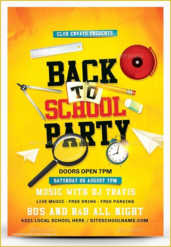 Free School Flyer Templates Of 22 Back to School Flyers Free Psd Ai Eps format