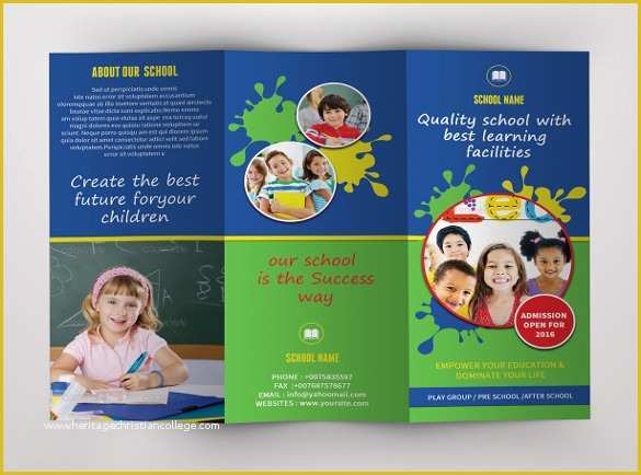 Free School Flyer Templates Of 24 Useful School Brochure Templates