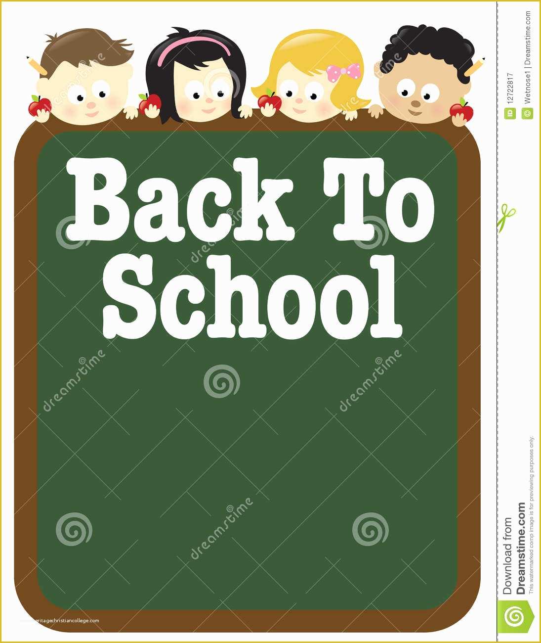 Free School Flyer Templates Of 8 5x11 Back to School Flyer Template Stock Vector