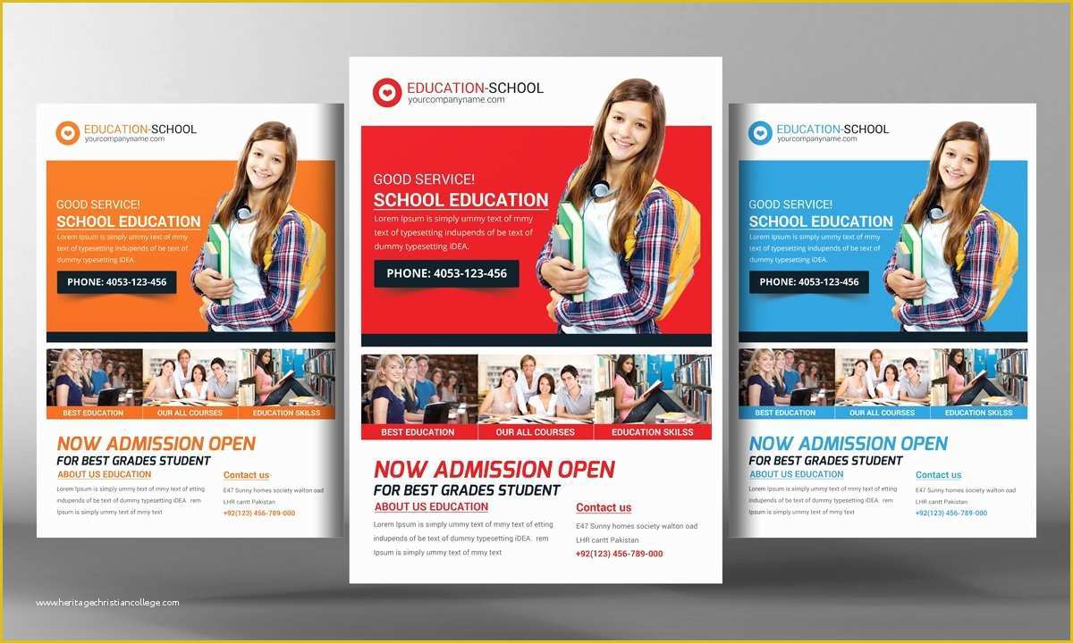 Free School Flyer Templates Of Junior School Education Flyers Flyer Templates