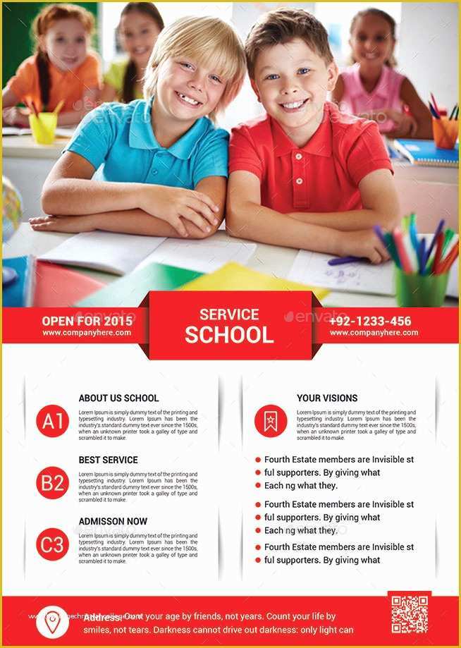 Free School Flyer Templates Of School Education Flyer Template by Afjamaal