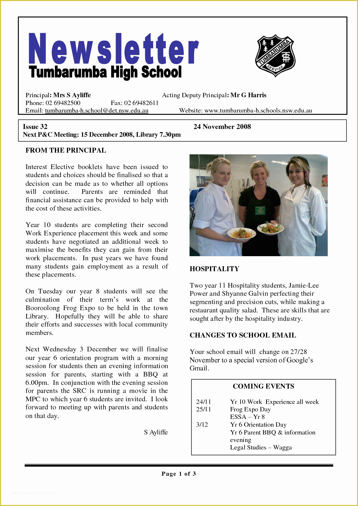 Free School Newsletter Templates Of 17 Awesome High School Newsletter Templates Images