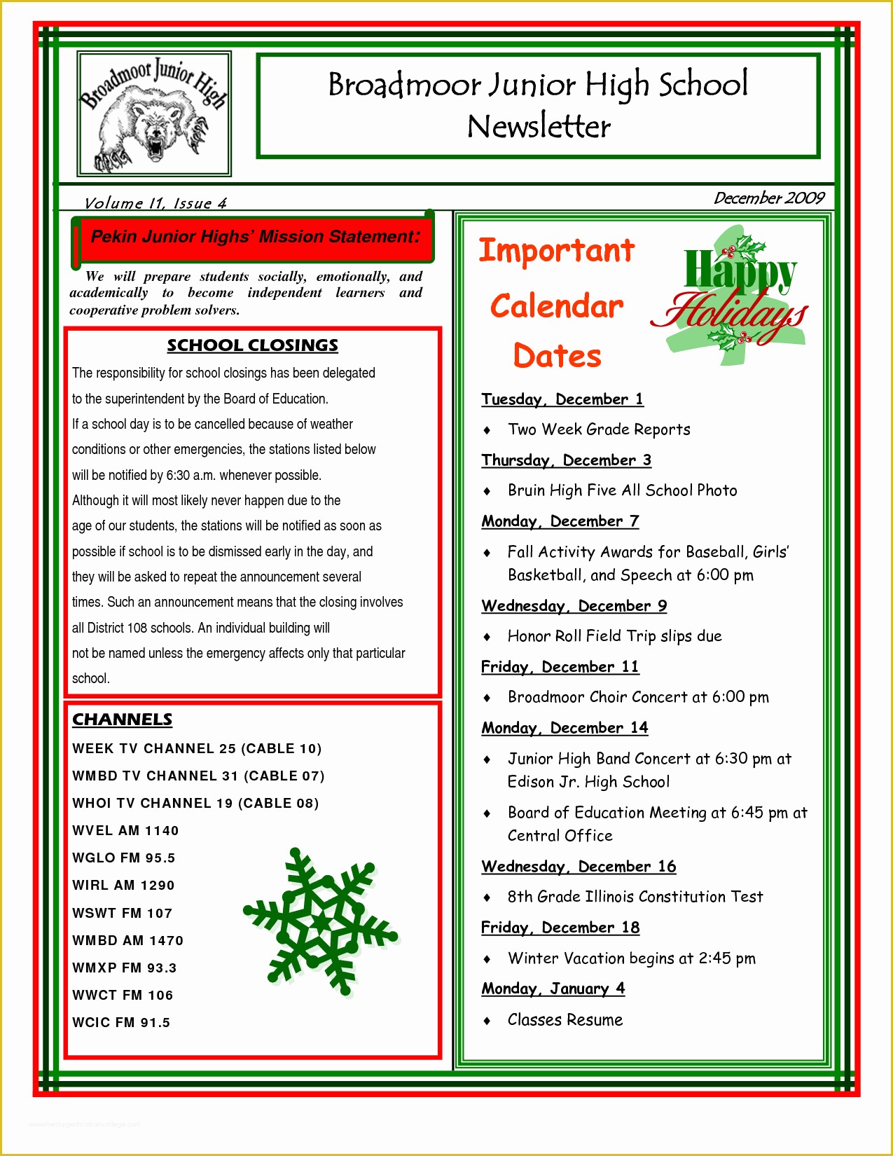 Free School Newsletter Templates Of 5 Best Of School Newsletter Templates Sample