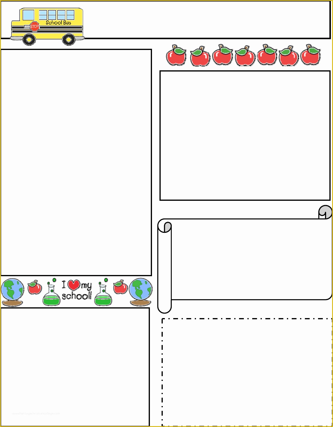 Free School Newsletter Templates Of Classroom Newsletter Template