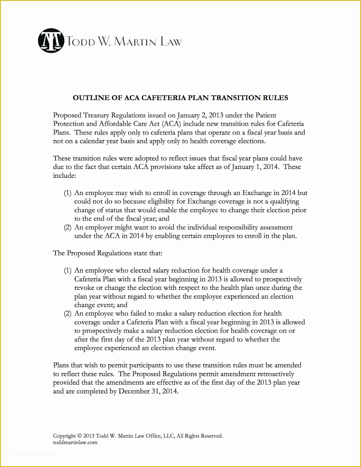 Free Section 125 Plan Document Template Of Cafeteria Plan Regulations