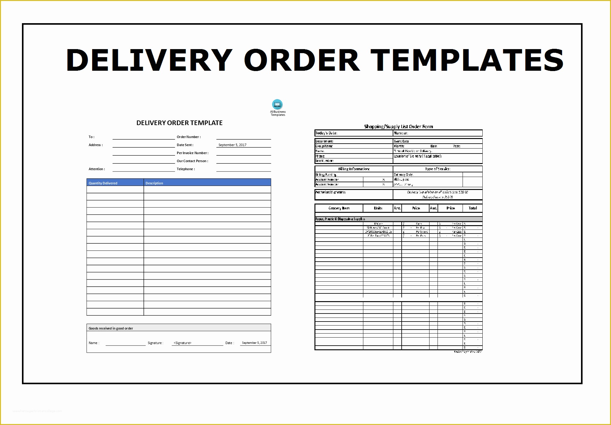 Free Section 125 Plan Document Template Of Delivery order Template Gallery Template Design Ideas