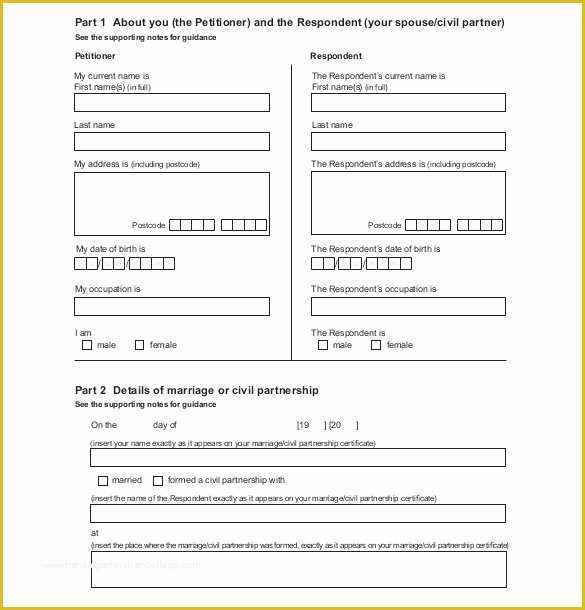 Free Separation Agreement Template Of 12 Divorce Agreement Templates Pdf Doc