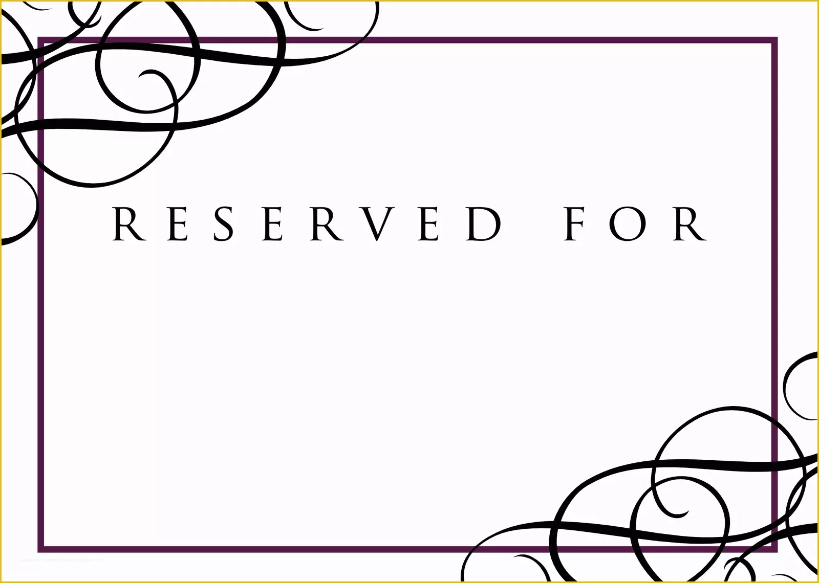 Free Sign Templates Of Signatures by Sarah Wedding Stationery for Caitlin