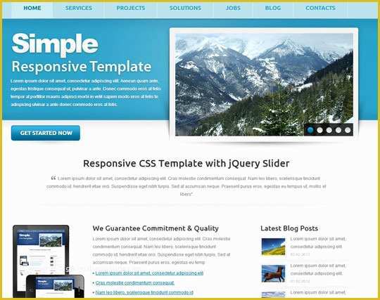 Free Simple HTML Templates Of 115 Free HTML5 Css3 Website Templatesthe Design Hill