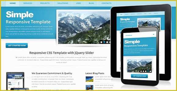 Free Simple HTML Templates Of Download 50 Free Css HTML Business Website Templates