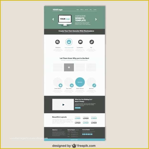 Free Simple HTML Templates Of Simple Website Tamplate Vector