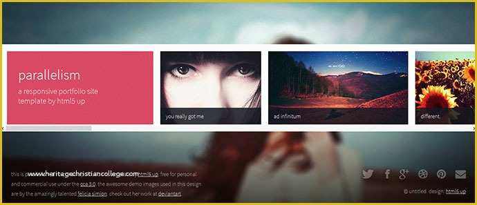 Free Simple HTML Website Templates Of 105 Free & Premium Responsive Portfolio Website Templates