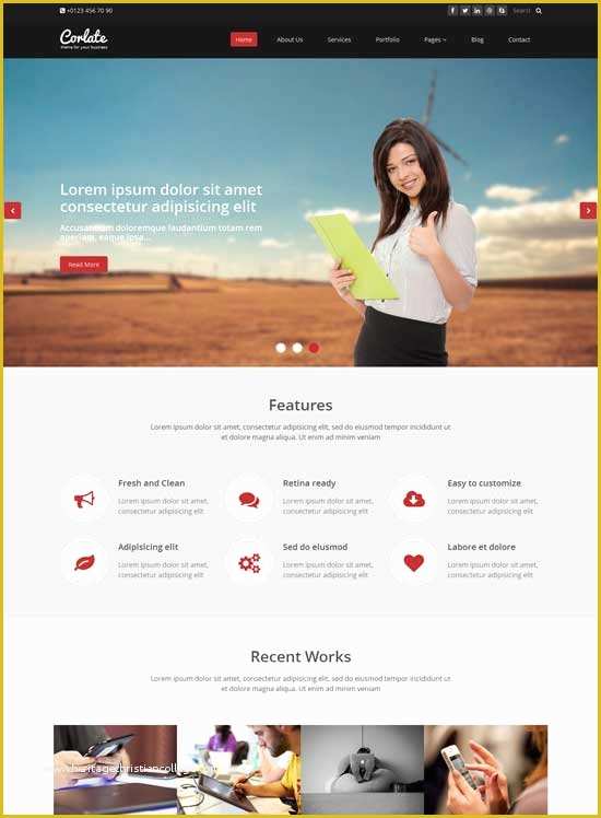 Free Simple HTML Website Templates Of 50 Best Free Bootstrap Website Templates 2019