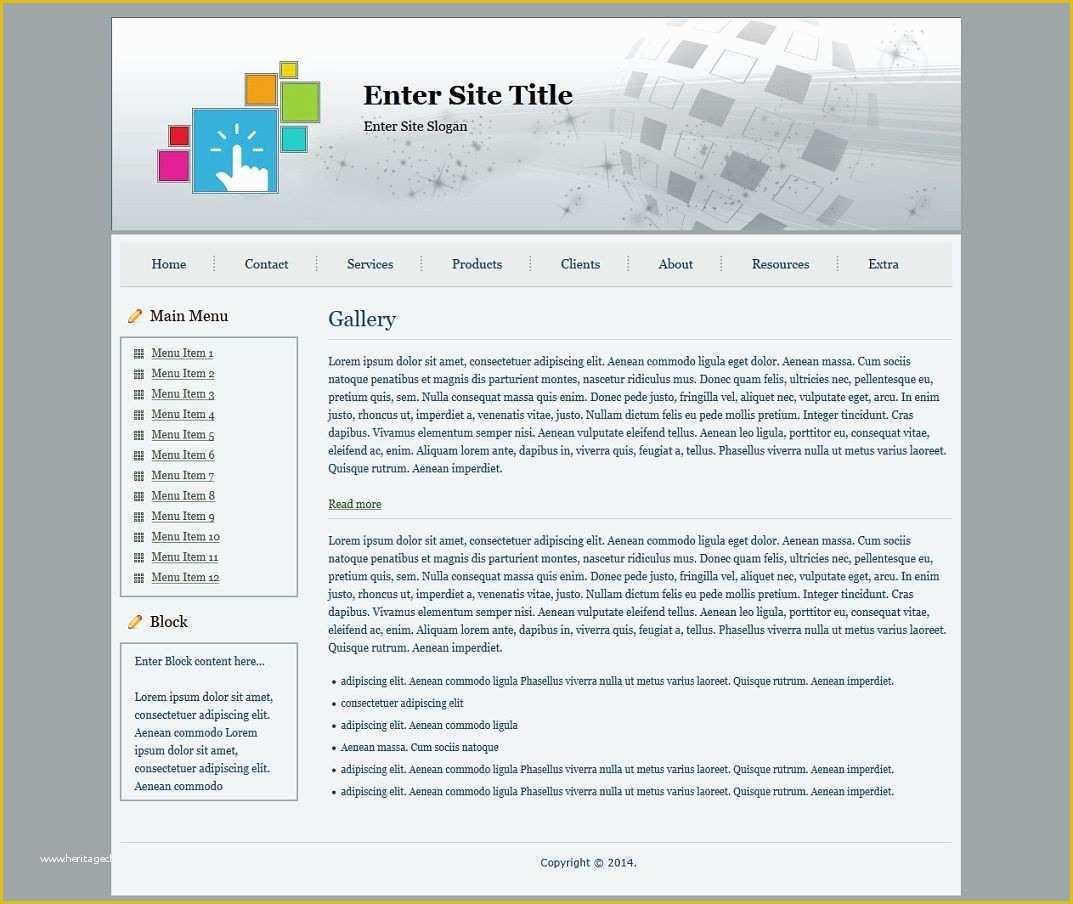 Free Simple HTML Website Templates Of HTML Templates