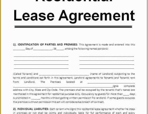 Free Simple Rental Agreement Template Of 7 Lease Agreement Templates