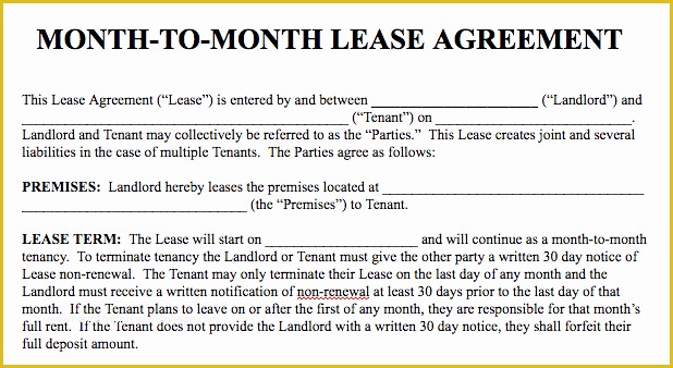 Free Simple Rental Agreement Template Of Basic Rental Agreement In A Word Document for Free