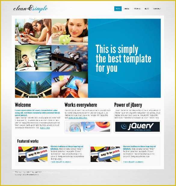 Free Simple Website Templates Of 19 3d Website themes & Templates