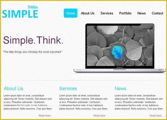 Free Simple Website Templates Of Simple Website Templates