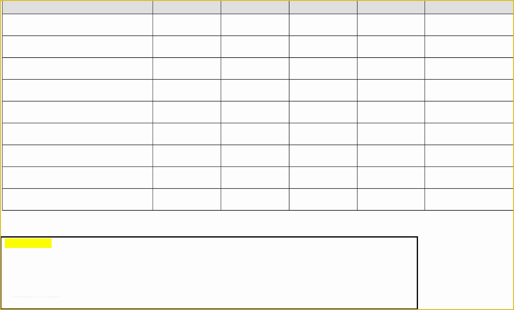 Free Size Chart Template Of Blank Raci Chart Template Free Download