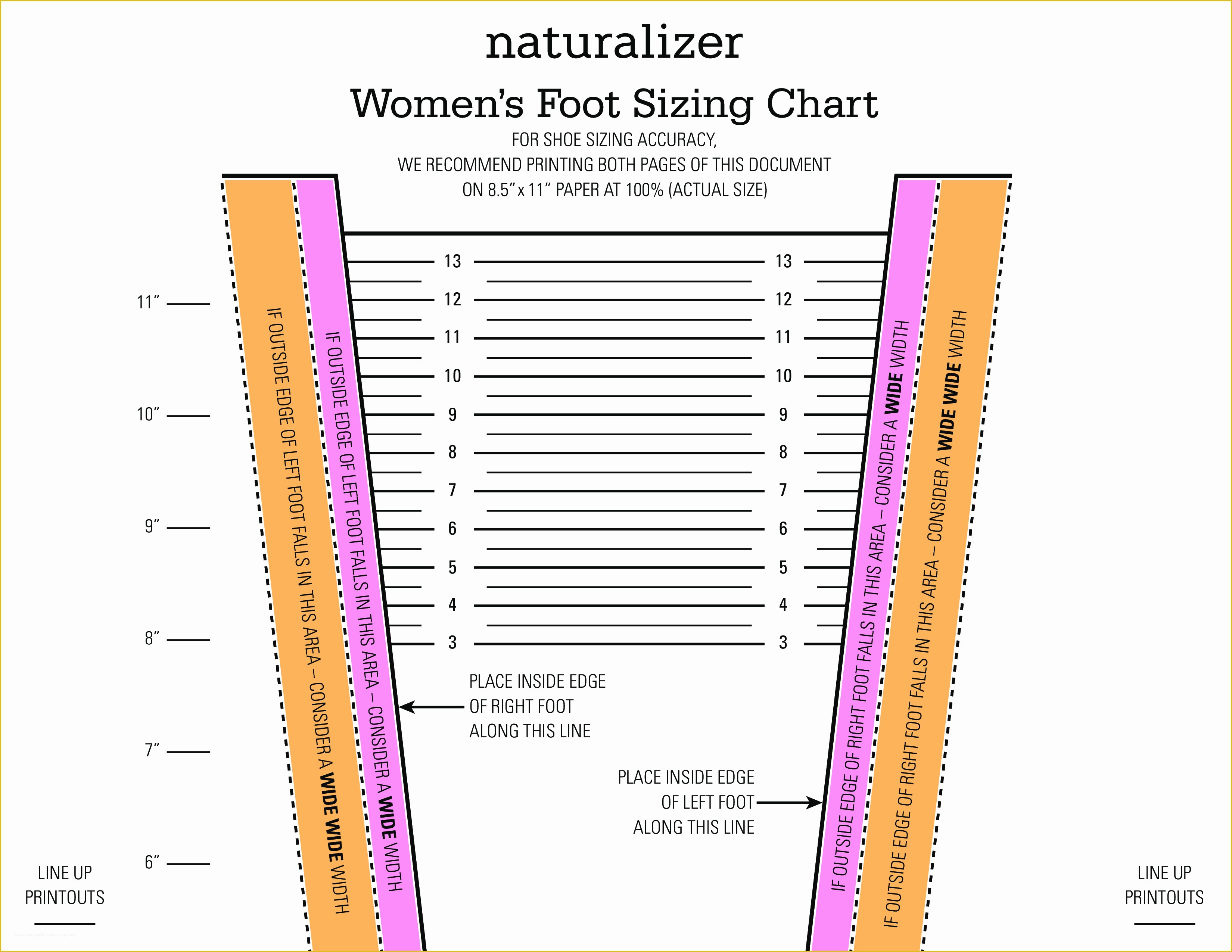 Free Size Chart Template Of Free Printable Women Shoe Size Chart