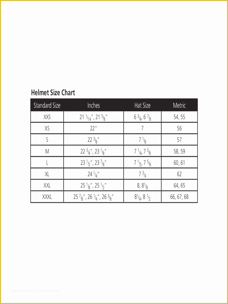 Free Size Chart Template Of Hat Size Chart 8 Free Templates In Pdf Word Excel Download