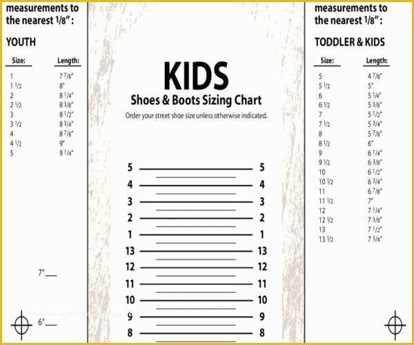 Free Size Chart Template Of Kids Shoes Size Converter Style Guru Fashion Glitz