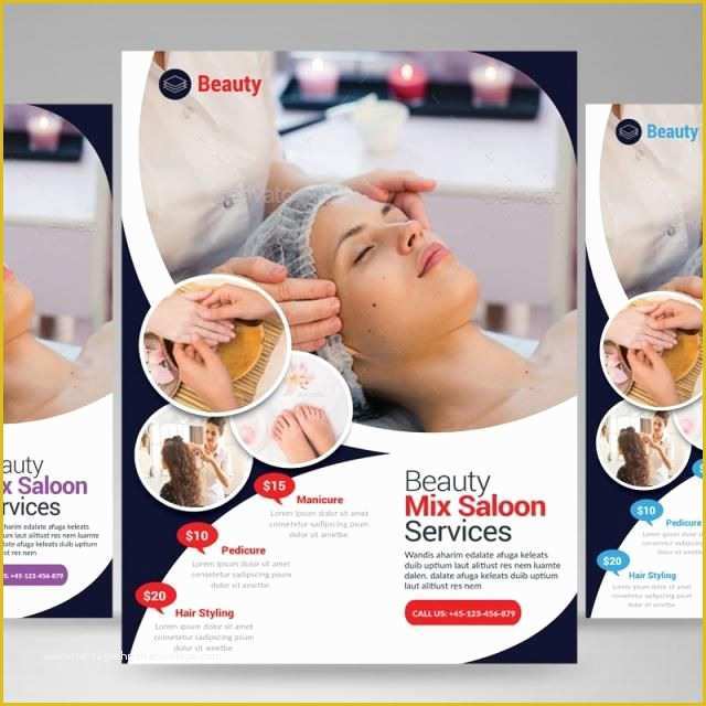 Free Skin Care Brochure Templates Of Ad Beauty Beauty Care Flyer Beauty Center Beauty