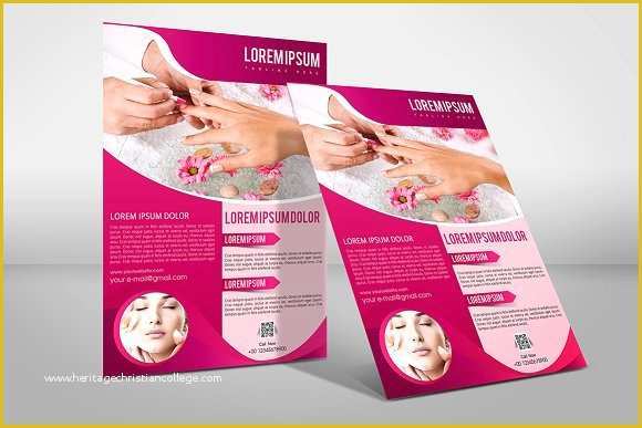 Free Skin Care Brochure Templates Of Beauty Flyer Flyer Templates Creative Market