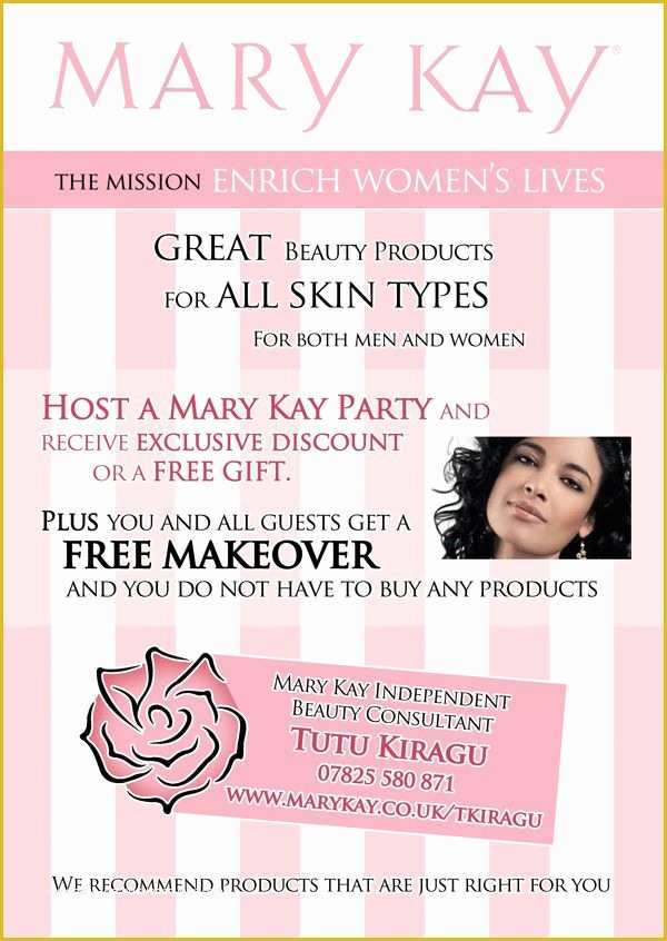 Free Skin Care Brochure Templates Of Mary Kay Promotional Flyers Mary Kay Consultant