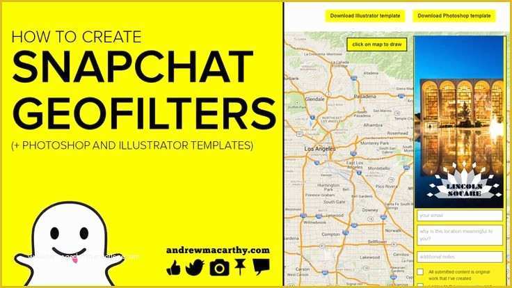 Free Snapchat Geofilter Template Of How to Create A Snapchat Geofilter Tutorial Shop