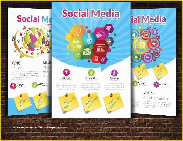 Free social Media Design Templates Of 21 social Media Flyers In Word Psd Ai Eps format