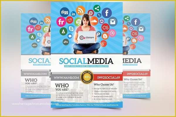 Free social Media Design Templates Of 21 social Media Flyers In Word Psd Ai Eps format