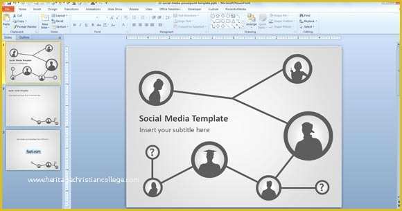 Free social Media Design Templates Of Free social Media Template for Powerpoint Presentations