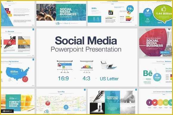 Free social Media Design Templates Of Powerpoint Template social Network – Harddancefo