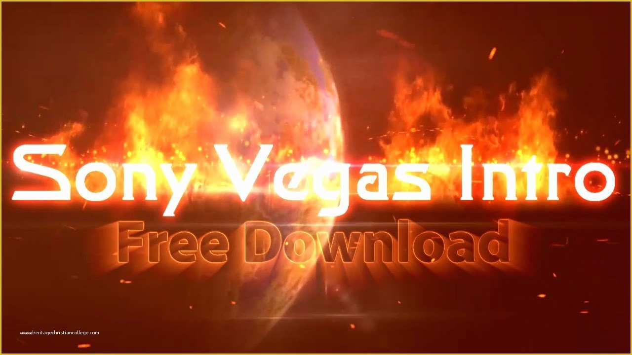 Free sony Vegas Intro Templates Of Fire Text Intro Template sony Vegas Pro 13 Free No