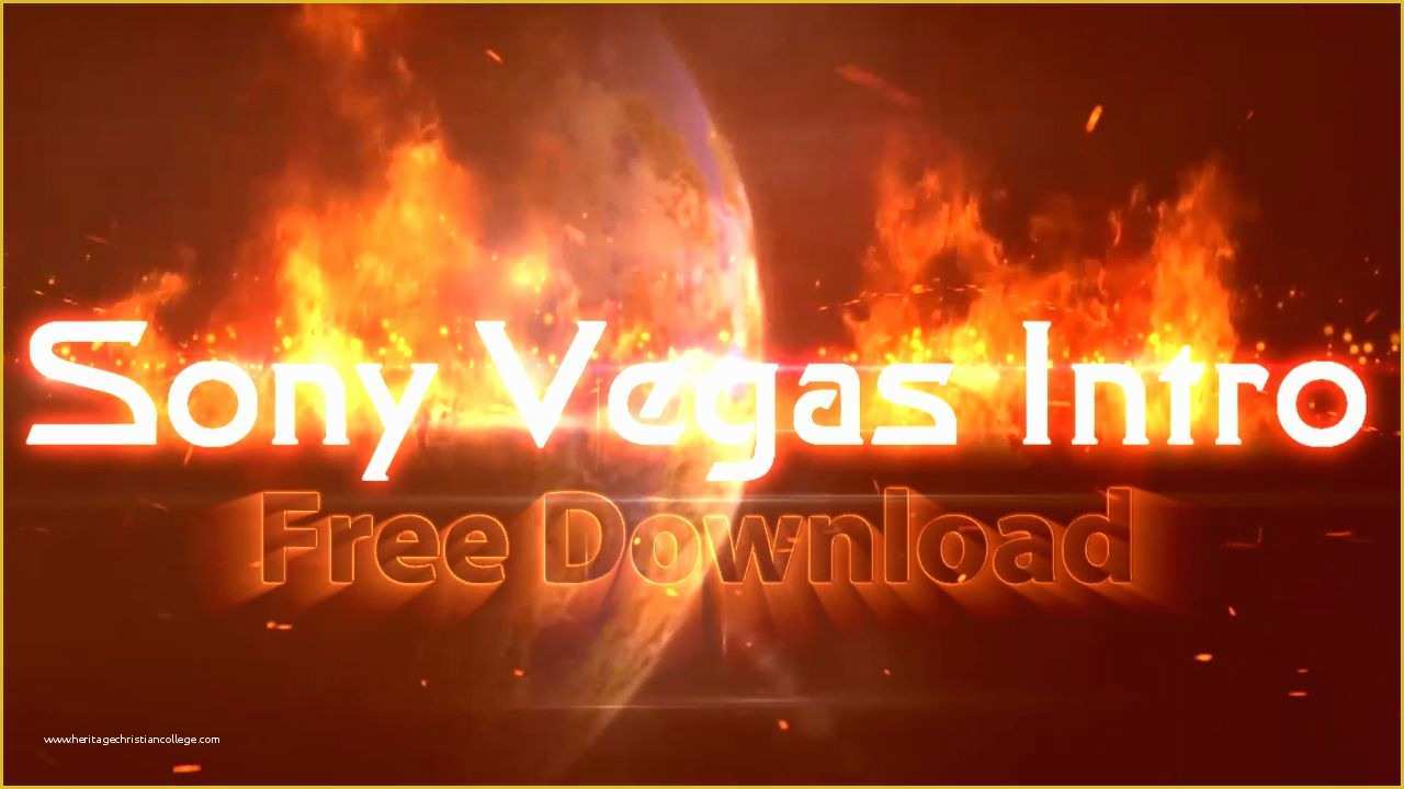 Free sony Vegas Intro Templates Of sony Vegas Intro Template Fire Text