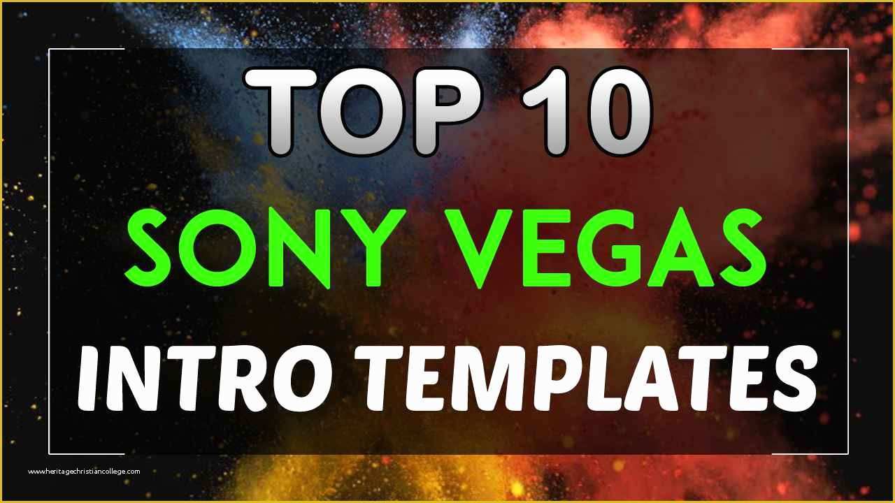Free sony Vegas Intro Templates Of top 10 Free Intro Templates 2017 sony Vegas Pro 13 14