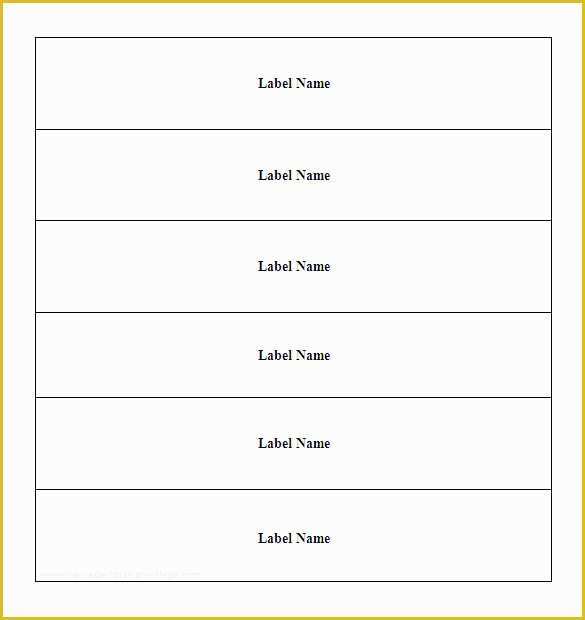 Free Spine Label Template Of 23 Microsoft Label Templates Free Word Excel Documents