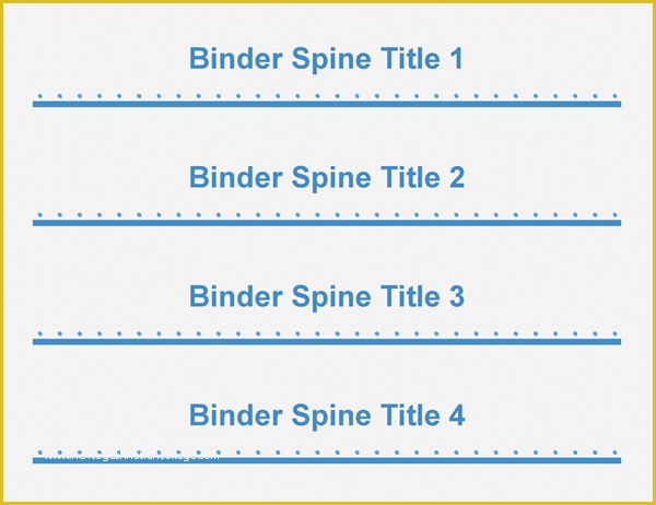 Free Spine Label Template Of 2&quot; Binder Spine Inserts 4 Per Page Fice Templates