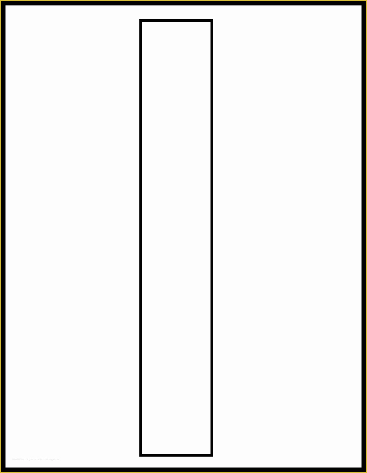 Free Printable Book Spine Template